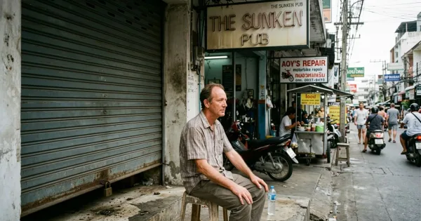Portada: Ryan quiso construir una vida en Pattaya. Terminó durmiendo en la calle y murió de un infarto en Inglaterra.